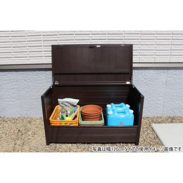 谷村実業 屋外用 アルミダストボックス 90 ブラウン W930×D610×H715 TAN-956-90BR HRDEVELOPMENT_JP