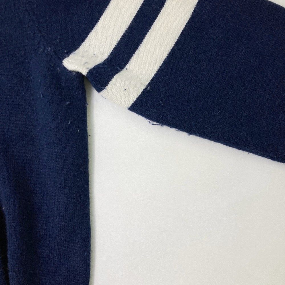 サイズ：4 PEARLY GATES パーリーゲイツ カシミヤ混 ニット ジップ  