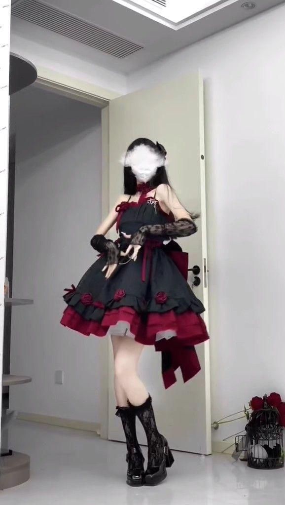 2点セットゴスロリ ロリータドレス お嬢様 メイド衣装