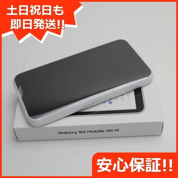 美品 SCR01 Galaxy 5G Mobile Wi-Fi ホワイト 白ロム 本体 即日発送