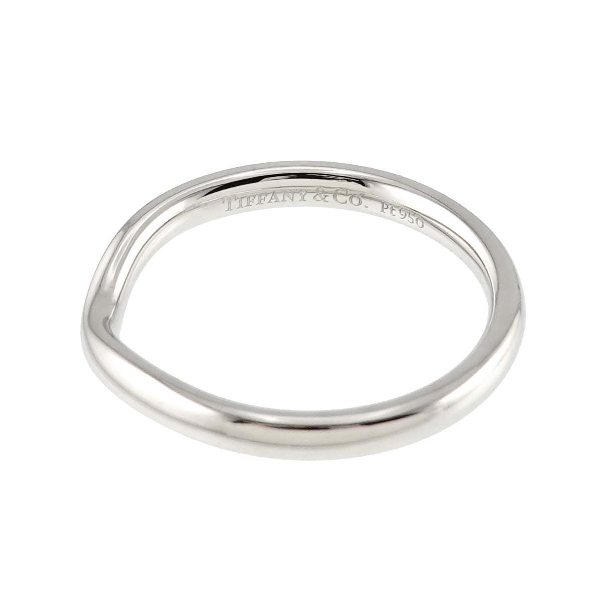 ティファニー TIFFANY&Co. カーブド バンド 9号 リング Pt