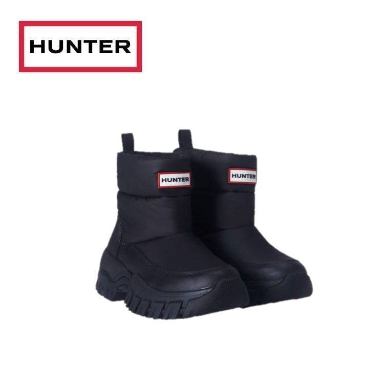 25秋冬 ハンター HUNTER ユニセックス メンズ レディース INTREPID WANDERER SHORT SNOW BOOT イントレピッド ワンダラー ショート スノーブーツ ufs7119wwu 靴 ブーツ パファー 撥水 軽量 保温 防寒