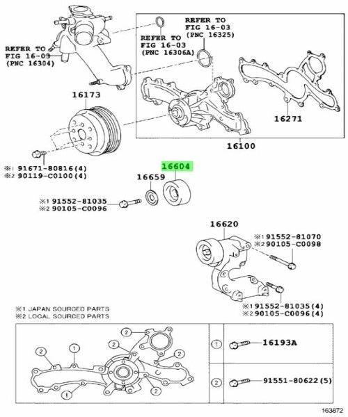 トヨタ 純正 FJ クルーザー マークX アイドラ プーリ NO.2