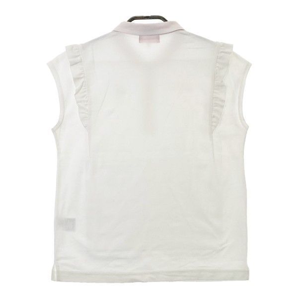 8YARDS ホワイト ノースリーブポロシャツ ハチヤーズ 8yards