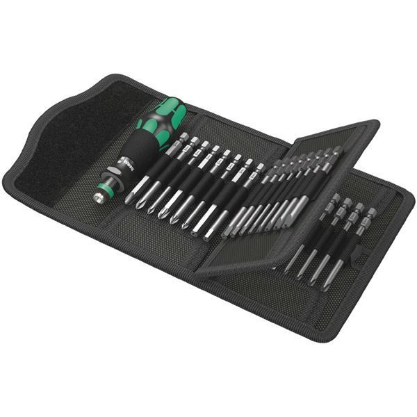 WERA ヴェラ 33点組 差込6.35mm ビットホルダー付き Kraftformドライバービットセット 059297 工具 ツール DIY 作業工具 道具