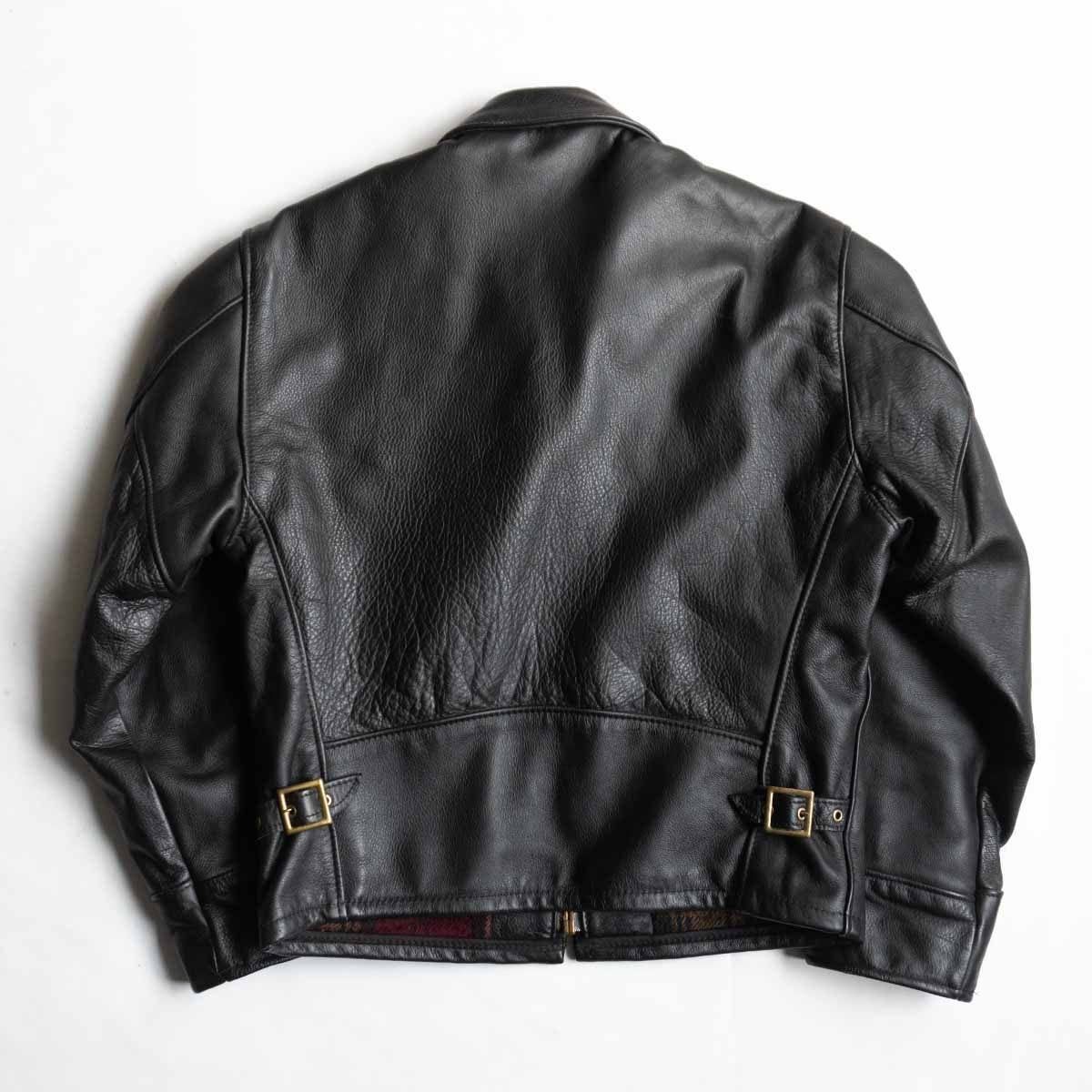 美品】SCHOTT【681/シングルライダースジャケット】40 襟 レザー 