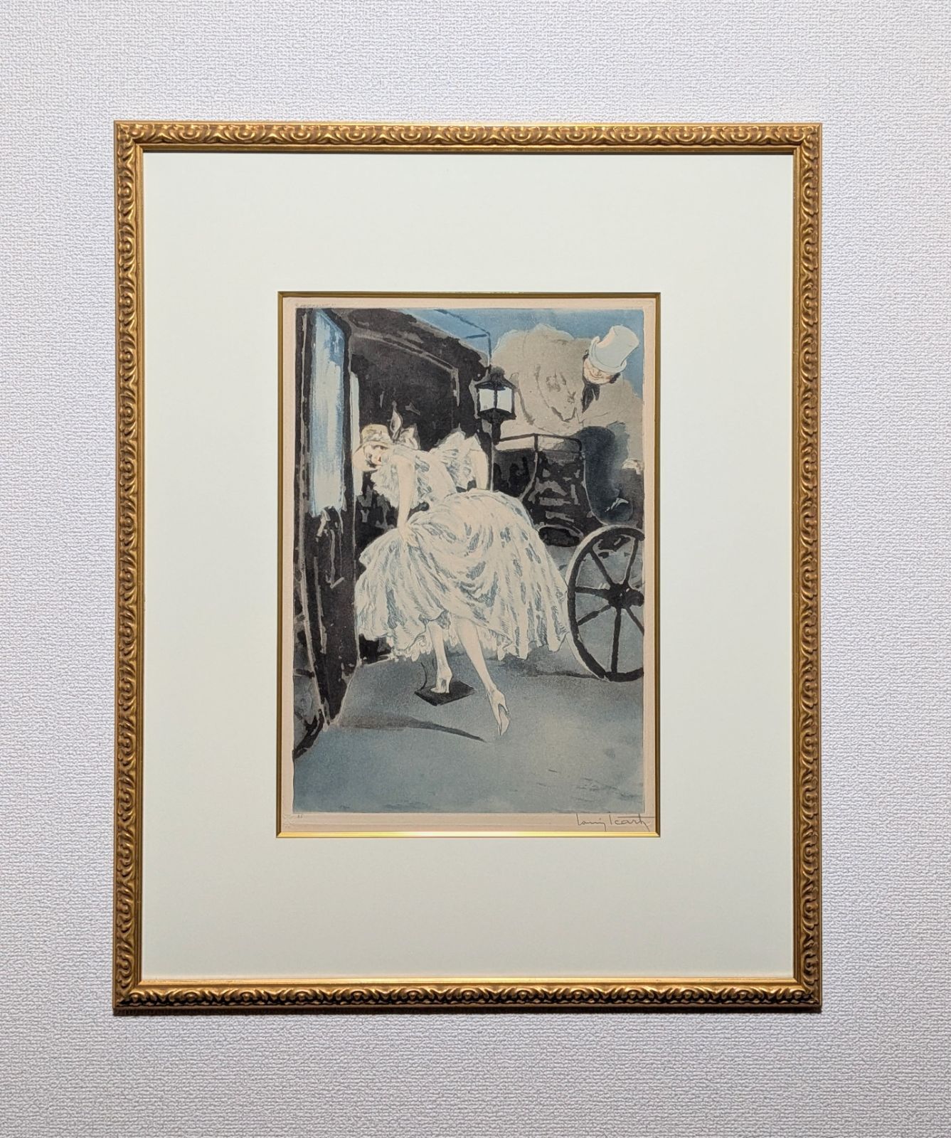 真作 ルイ イカール ご出発 直筆サイン