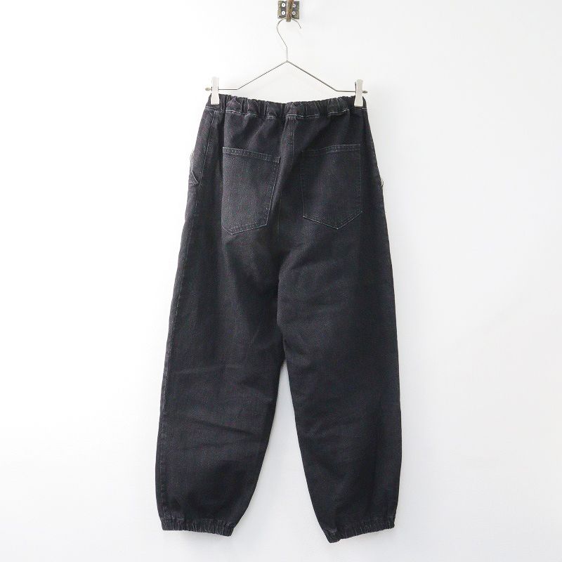 フローレント FLORENT 11.5OZ テーパードデニムパンツ 32/ブラック ドロスト イージー ゴム【2400013934152】