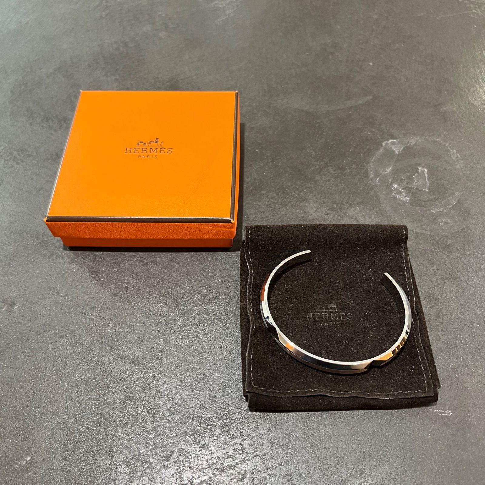 HERMES サックアデペッシュ バングル ブレスレット T5 エルメス