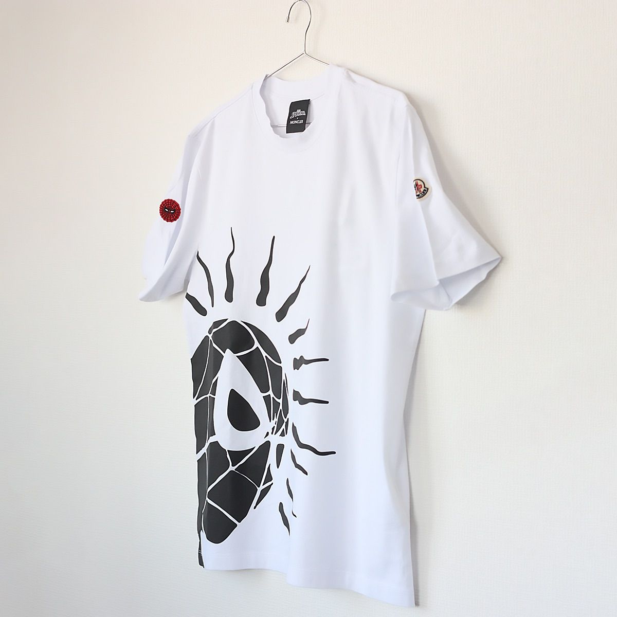 MONCLER モンクレール Tシャツ メンズ 白 ホワイト L XL サイズ ...