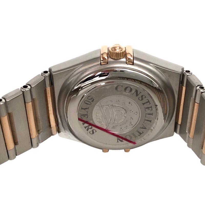 OMEGA オメガ OMEGA コンステレーションコーアクシャル 50周年記念モデル ホワイトシェル文字盤 PG/SS 腕時計 レディース