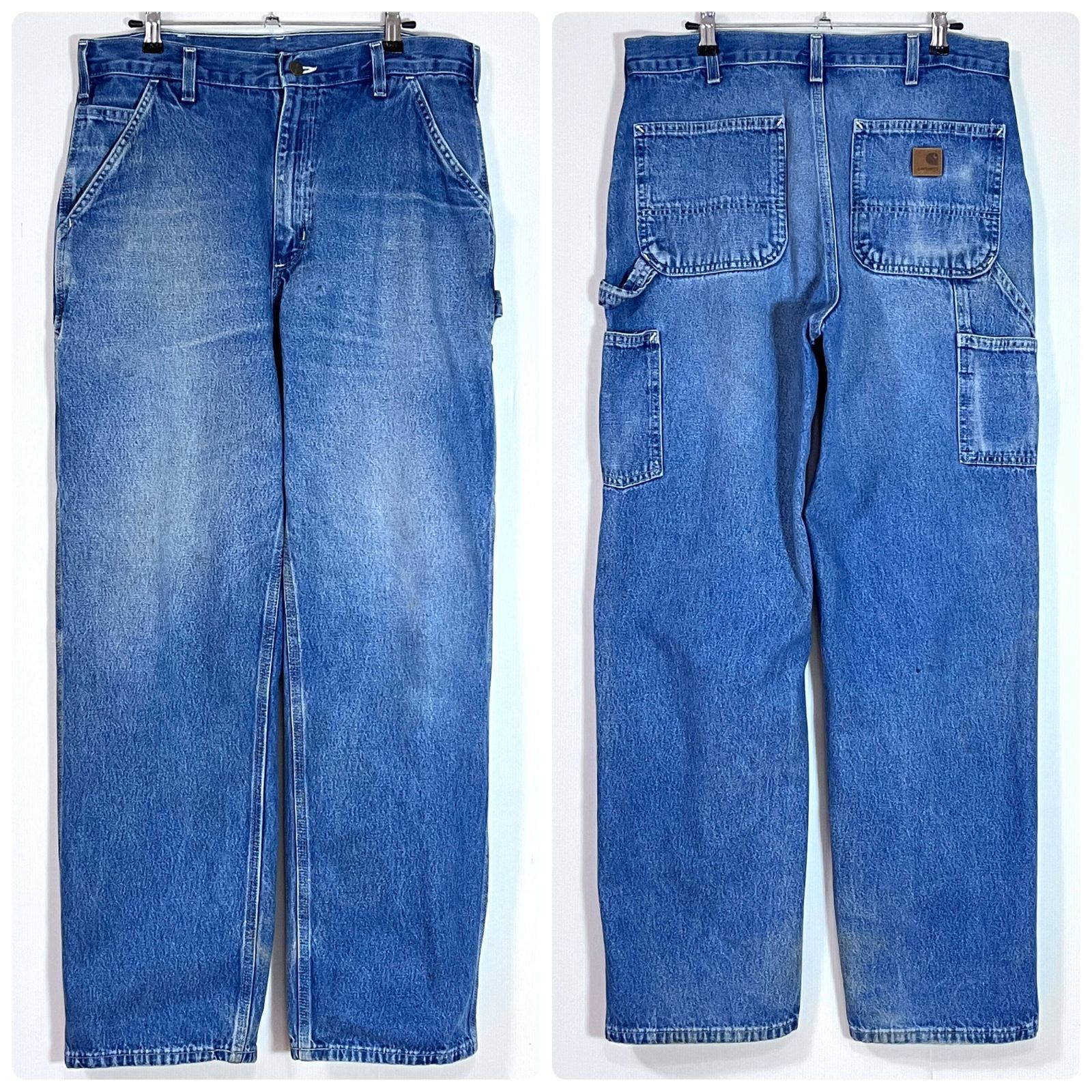 carhartt ダブルニーデニムカーハートW34 L32 良色