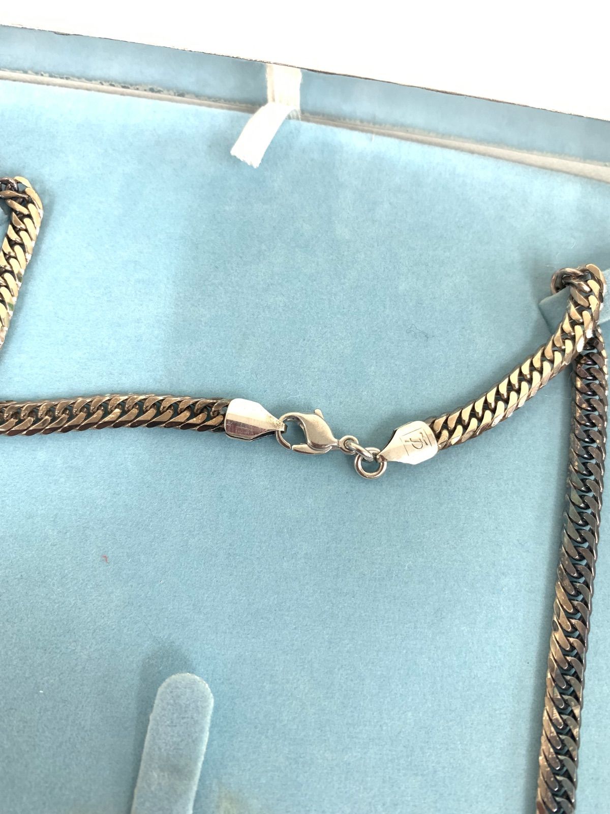 良品】レダシルマ ネックレス 喜平チェーン ダイヤモンド0.10ct