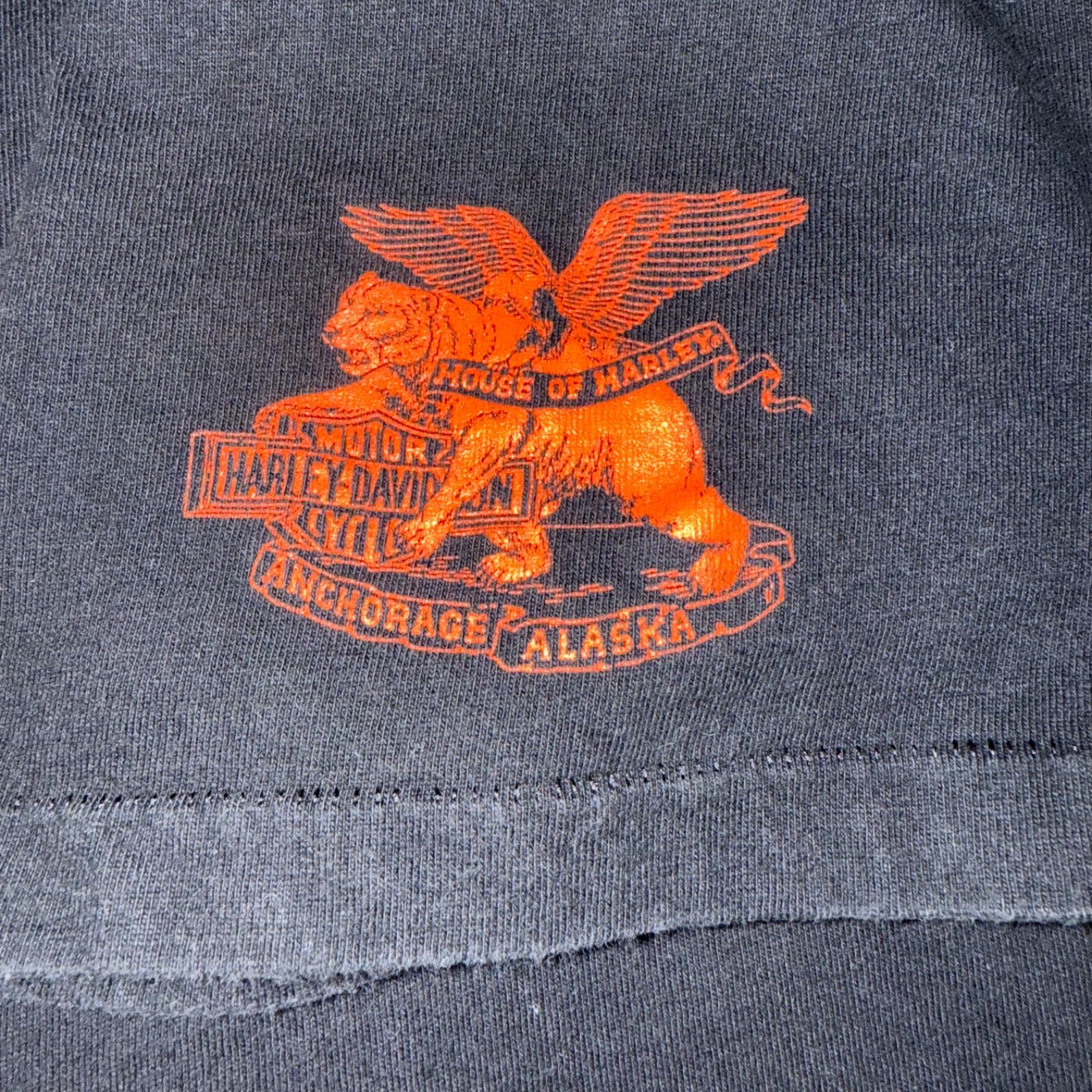 90s Harley Davidson Motorcycles Russia ハーレーT Tシャツ ロシア 