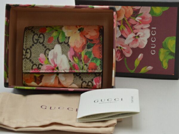 グッチ ブルームス キーケース 410084 グッチ(Gucci) グッチ キーケース GGブルームス 410084 ブラウン