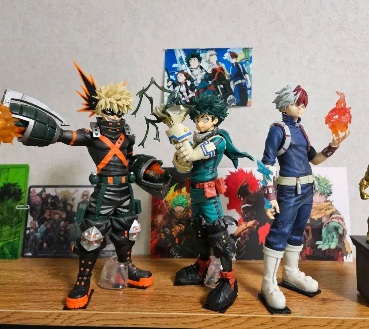 僕のヒーローアカデミア 緑谷出久 爆豪勝己 轟 フィギュア