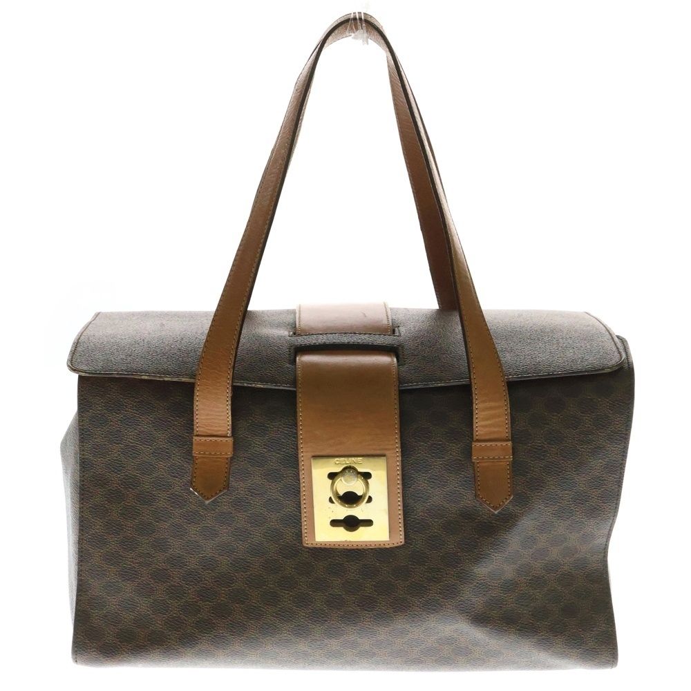 【美品】セリーヌ ハンドバッグ マカダム ゴールド金具 ロゴ レディース 茶 楽天市場】美品 CELINE セリーヌ ヴィンテージ マカダム