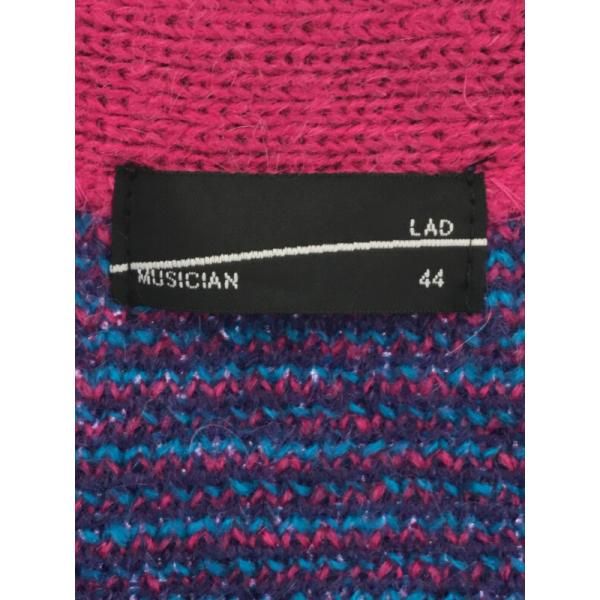 lad musician モヘア 薔薇 カーディガン ニット44 アーガイル lad musician モヘア 薔薇 カーディガン ニット44 アーガイル