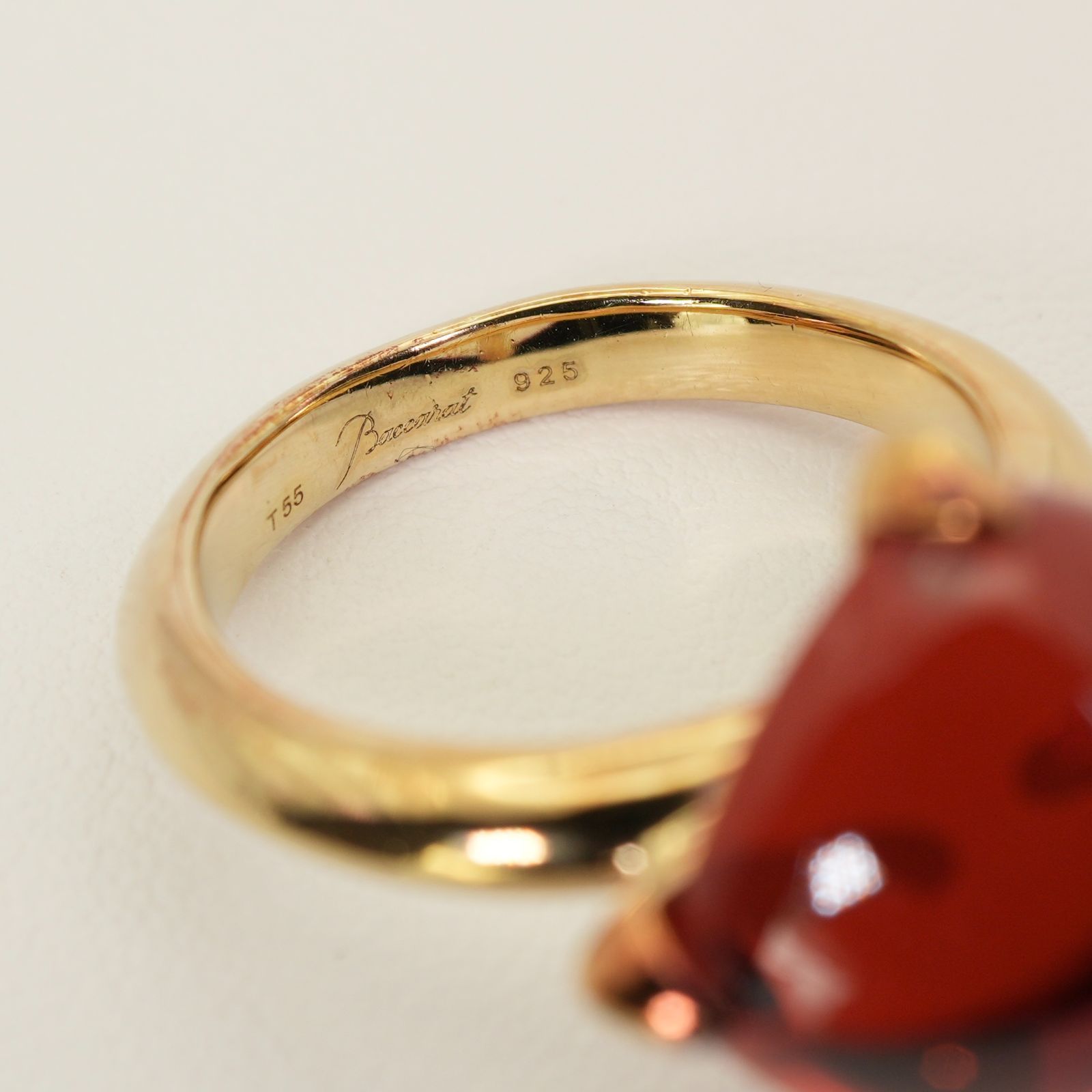 バカラ メディチ リング イリゼルビー クリスタル レッド/24-4525