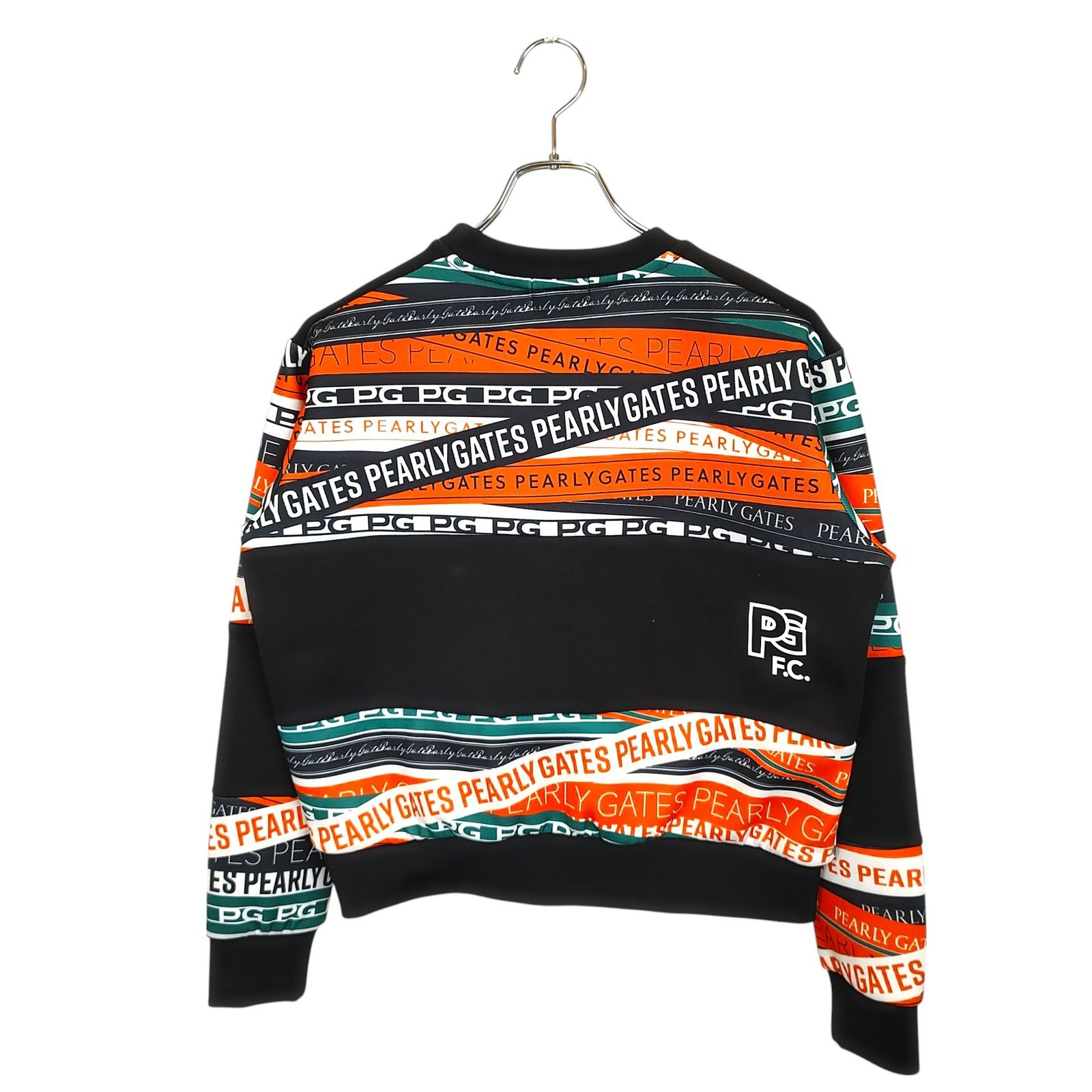 PEARLY GATES ホワイト スウェットシャツ スカート セットアップ