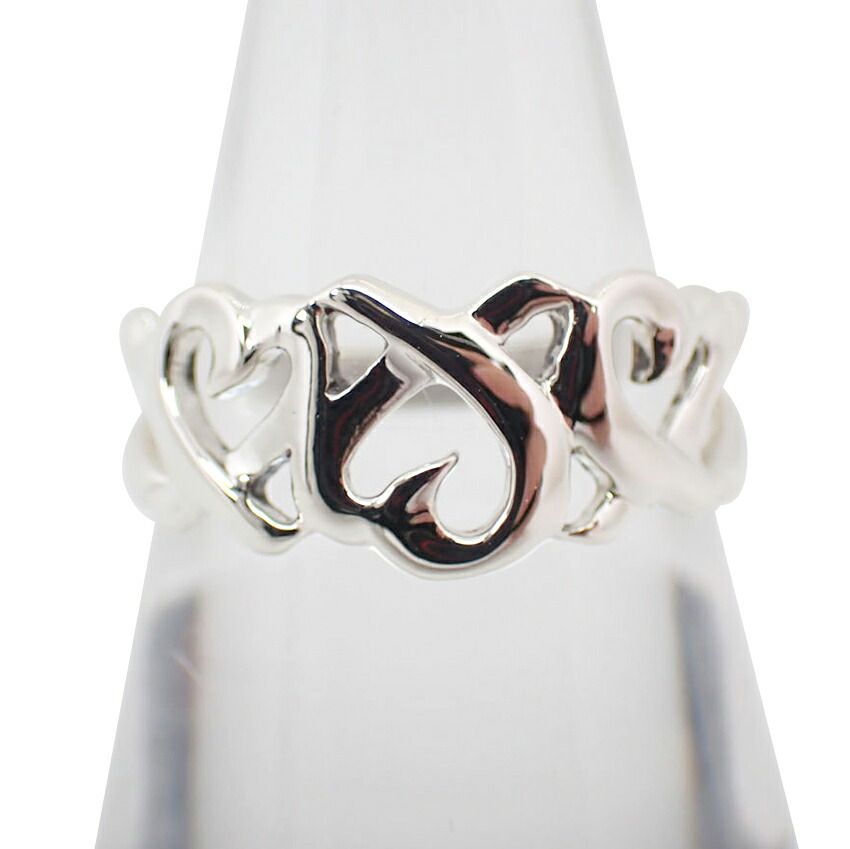 ティファニー カーブドハート リング 925 15号 ティファニー