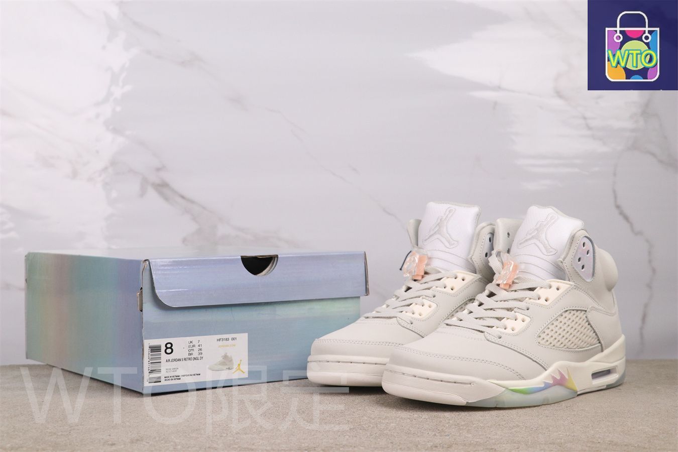 今日WTO】エアジョーダン Air Jordan AJ5 米緑色 CNY 