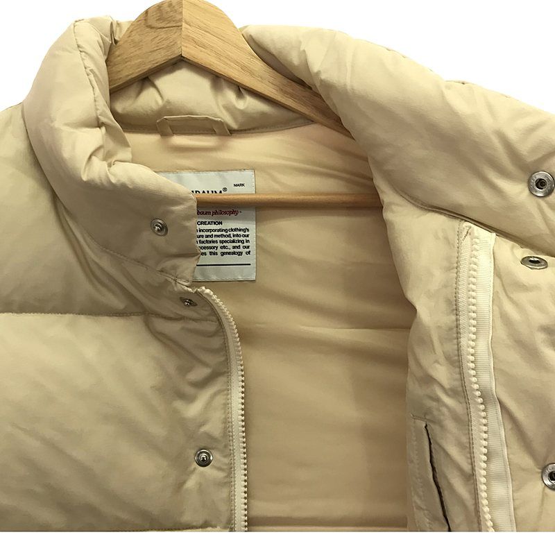 STAMMBAUM - 【美品】  STAMMBAUM / シュタンバウム | 2022AW | L&#39;Appartement 取り扱い OLMETEX DOWN VEST ダウンベスト | F | ホワイト | レディース 美品】 STAMMBAUM / シュタンバウム | 2022AW | L'Appartement