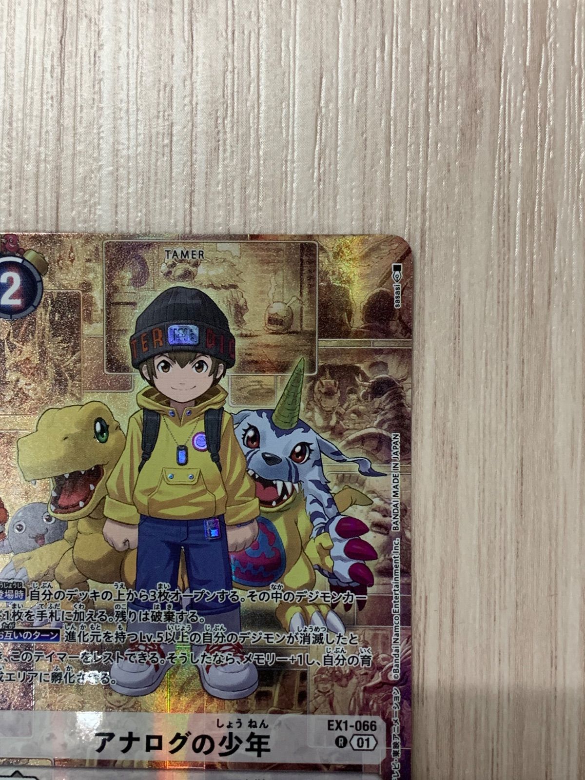 デジモンカードゲーム アナログの少年　パラレル アナログの少年(EX1-066) | R/パラレル | ドラゴンスター