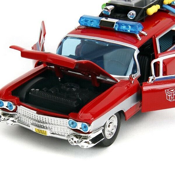 1:24 Ghostbusters x Transformers Ecto-1 with Autobots Logo