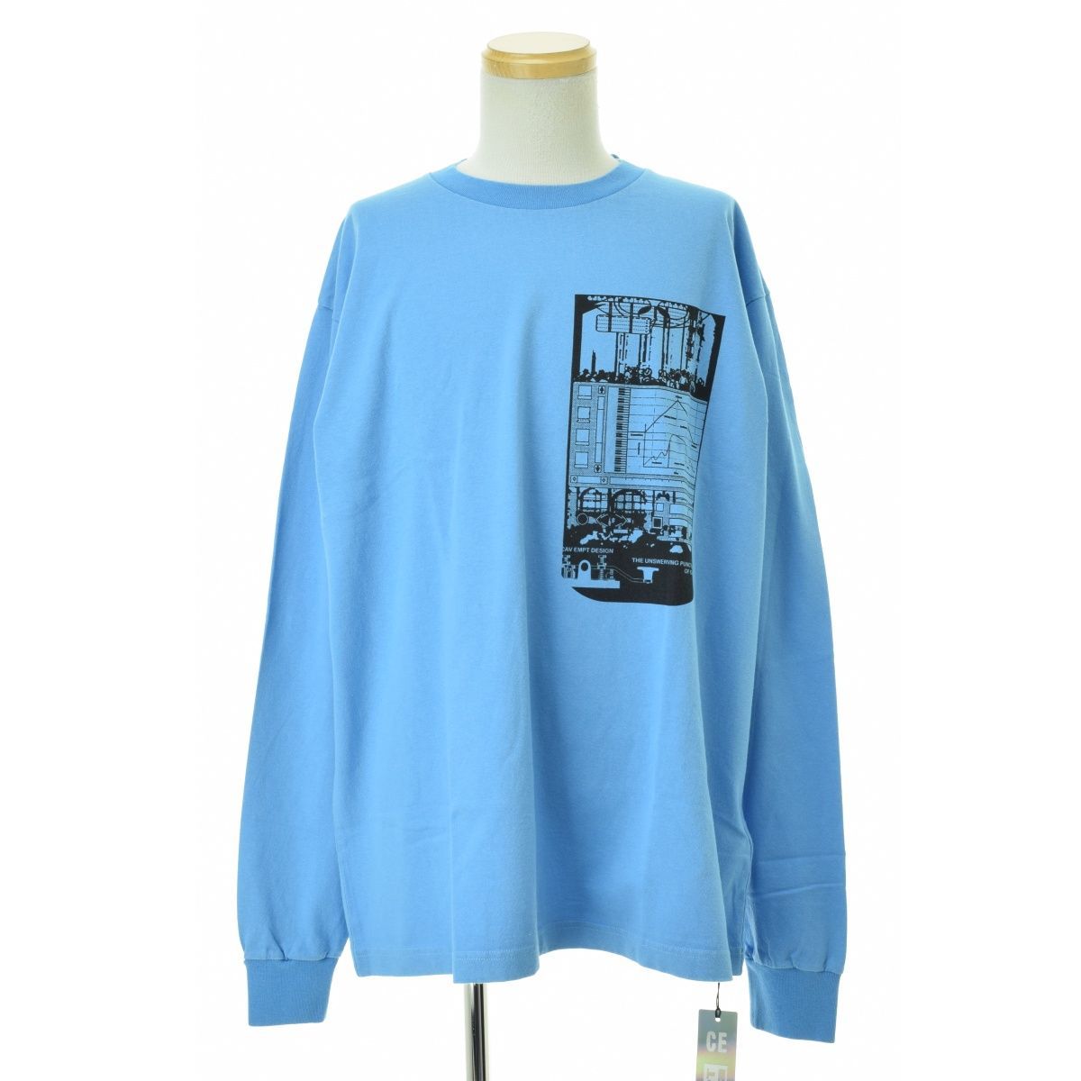 C.E cavempt 青色 Lサイズ ポロシャツ C.E cavempt 青色 Lサイズ ポロシャツ（2025年最新】シーイー