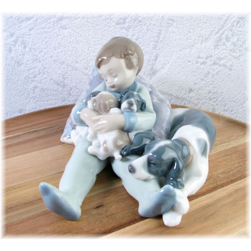 【美品/絶版品】リヤドロ フィギュリン みんなおねんね　LLADRO TodosDorimiendo SweetDreams/ 24d001