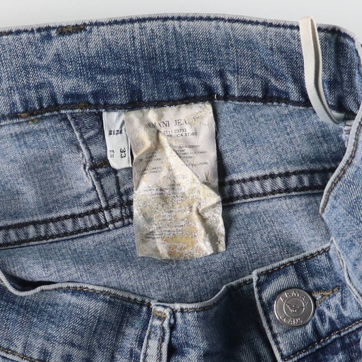 JEANS ストレートデニムパンツ