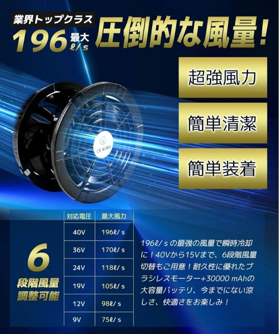 【大特価】ファンバッテリーセット 40V/30000mAh 空調作業服 PSE認 大特価】ファンバッテリーセット 40V/30000mAh 空調作業服 PSE認