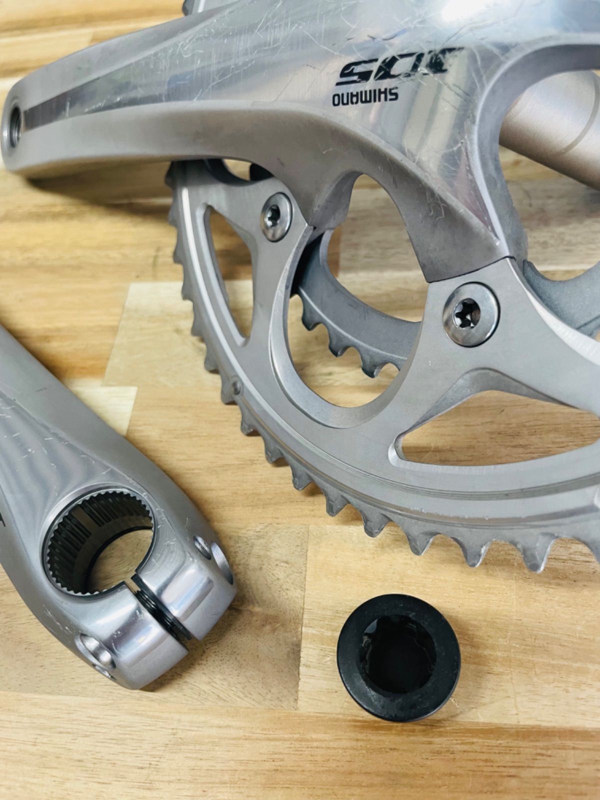 Shimano 105 クランクセット 50T シルバー シマノ 105 FC-R7100 クランクセット 50/34T（2x12S） | SHIMANO