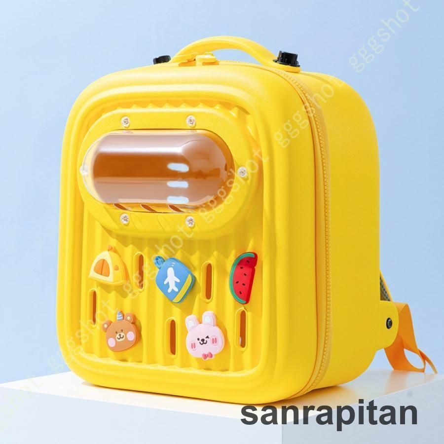  2 WAY ペットキャリー バッグ ベッド 犬用キャリー EVA 折りたたみ可 通気性 宇宙船 犬 猫 リュック 手持ち 肩がけ お出かけバック ペット用 ショルダーバッグ キャリーバッグ スリング 犬用品