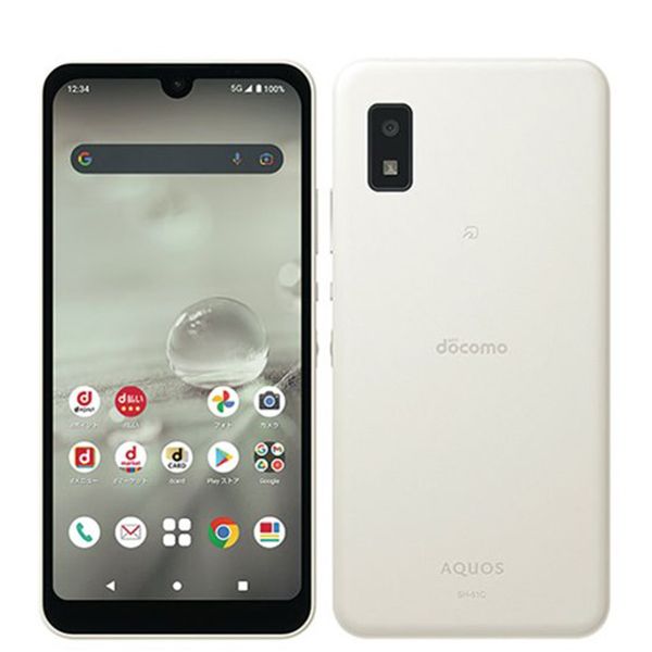 【中古】 SH-51C AQUOS wish2 ホワイト SIMフリー 本体 ドコモ スマホ シャープ【送料無料】 sh51cw7mtm