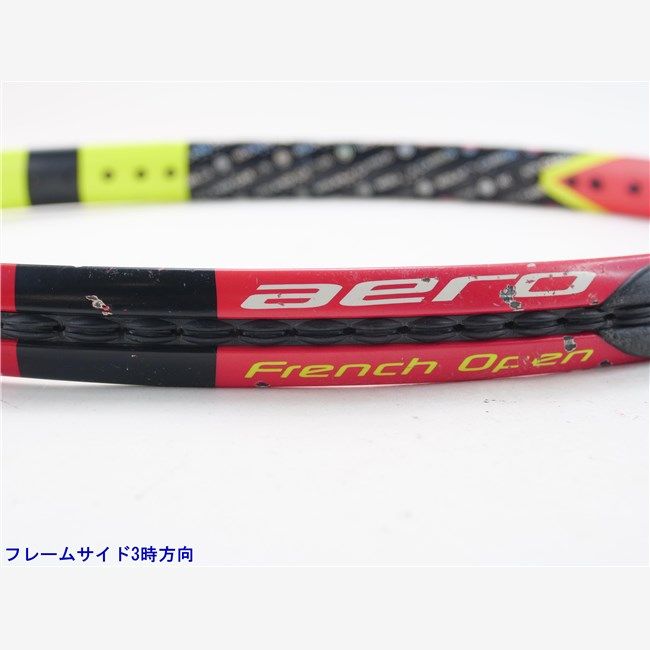 中古 テニスラケット バボラ アエロ プロ ドライブ フレンチオープン 2015年モデル (G2)BABOLAT AERO PRO DRIVE FRENCH OPEN 2015 Babolat - 中古 テニスラケット バボラ アエロ プロ ドライブ