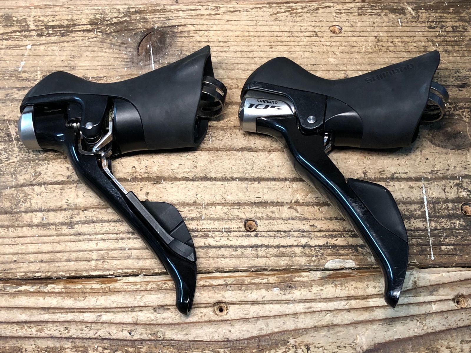 【良品】シマノ105 ST-5800 STIレバー （2x11S）非油圧 機械式 良品】シマノ105 ST-5800 STIレバー （2x11S）非油圧 機械式 JV018
