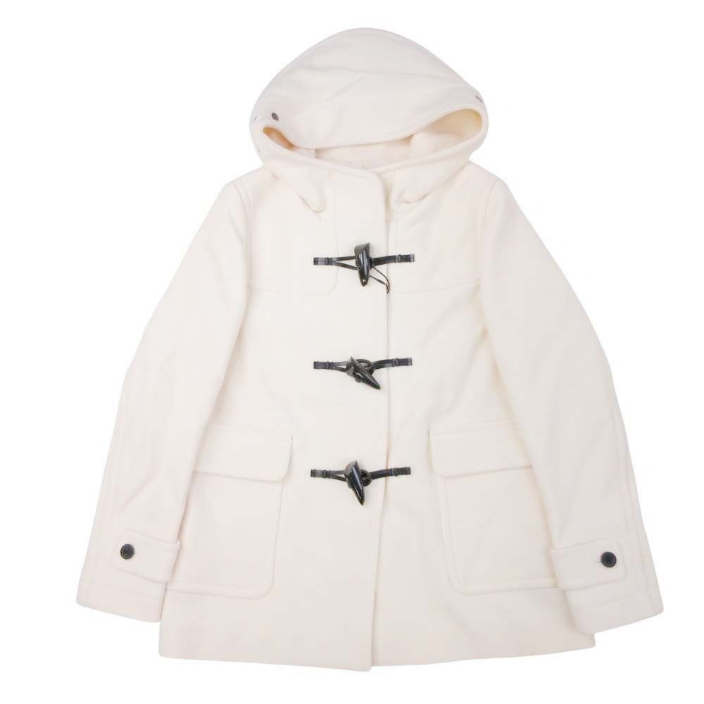 TOMORROWLAND 】ダッフルコート オフホワイト ウールメルトン ダッフル