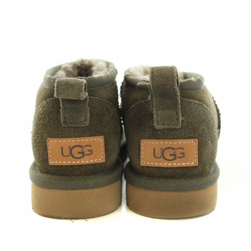 アグ オーストラリア UGG australia クラシック ウルトラ ミニ Classic Ultra Mini ショートブーツ ムートンブーツ  USA6 23.0cm オリーブ 1116109 /YT □OF - メルカリ