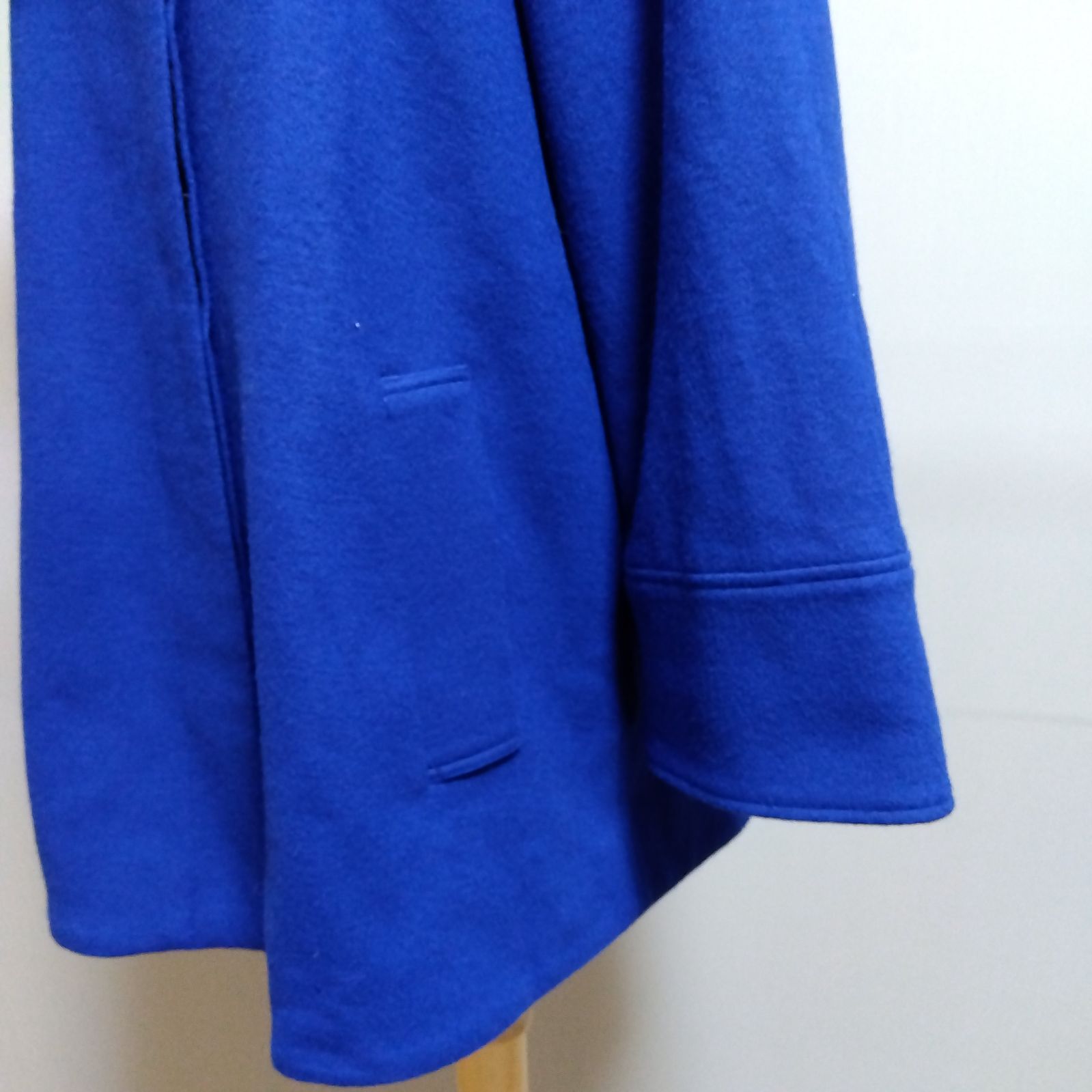 Grandtable グランターブル 2WAY リボンハーフコート ロングブルー