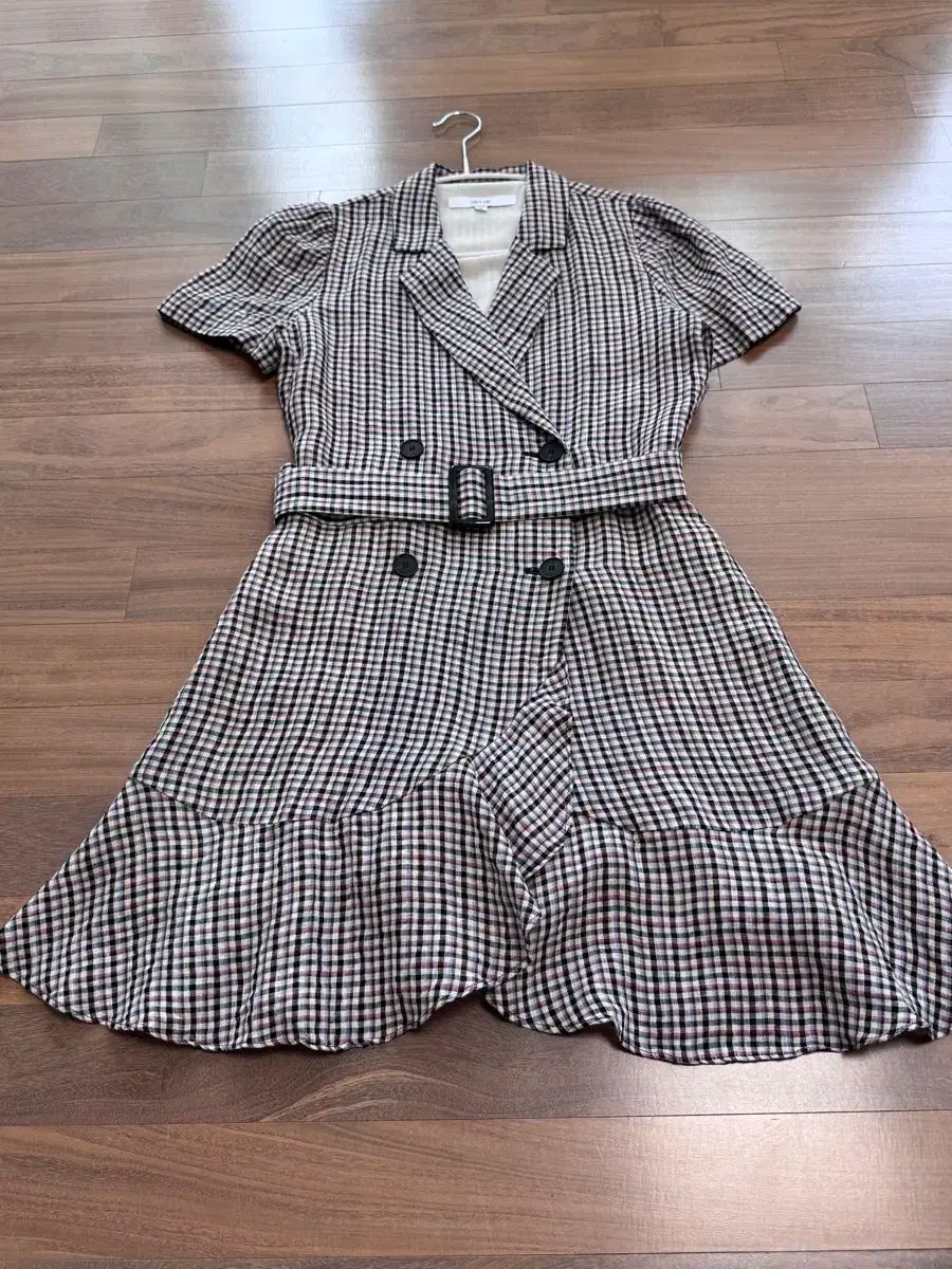 モラビト MORABITO ブラン 前開きチュニックシャツワンピース 長袖