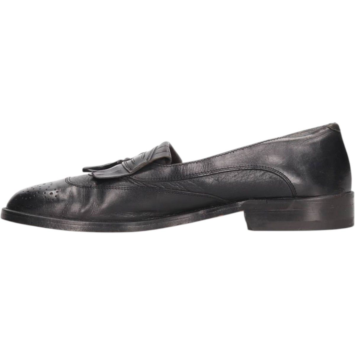 高得点の 古着 ジョンストンアンドマーフィー JOHNSTON-MURPHY キルト タッセルローファー 7 1 2M メンズ25.5cm相当 saa014399 欠品あり