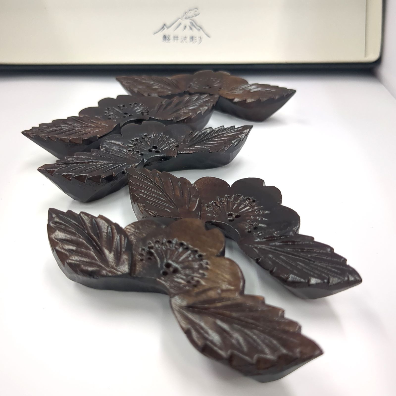 軽井沢彫り】箸置き 5客セット - メルカリ