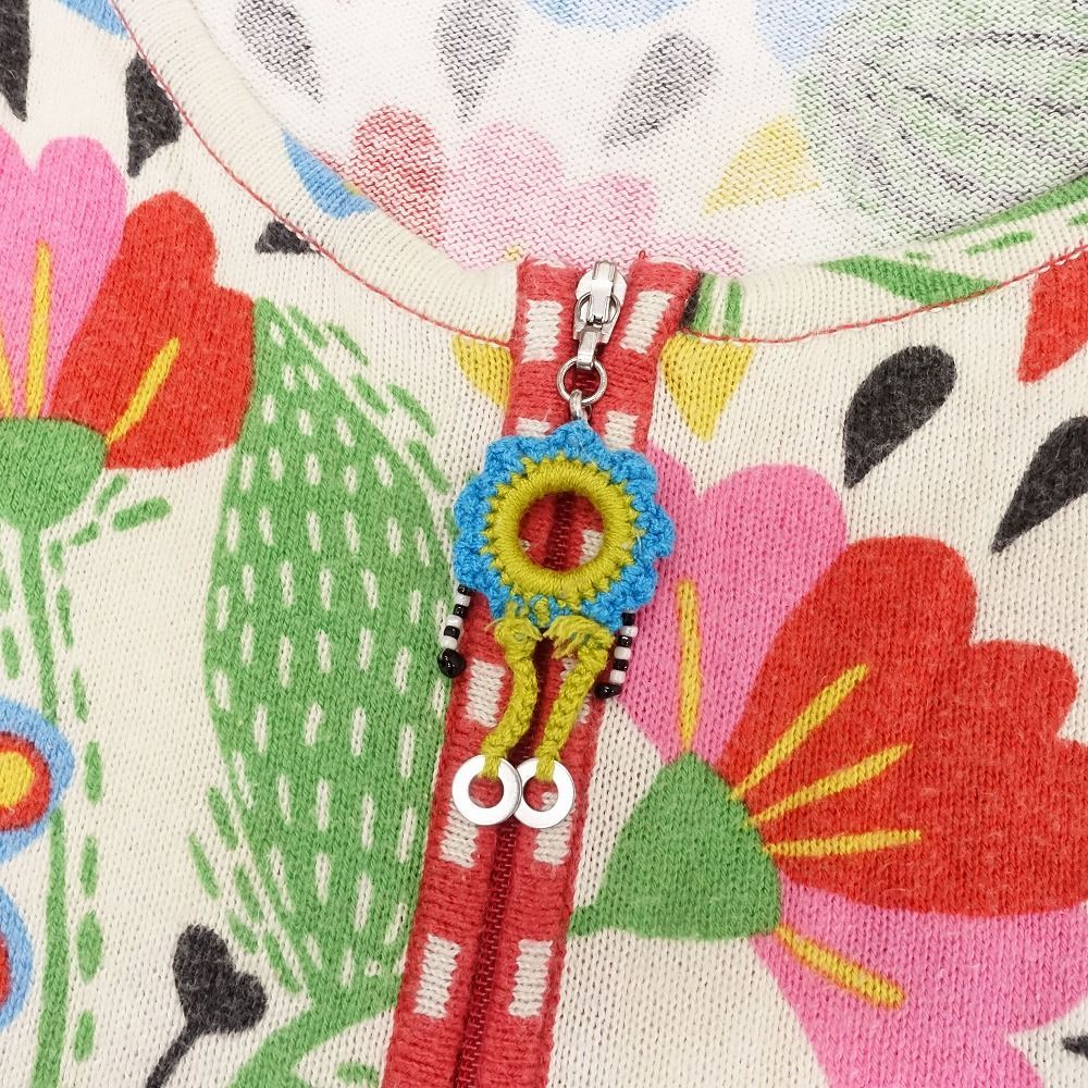 アルベロベロ OLLEBOREBLA オレボレブラ ジップ コットン ニット