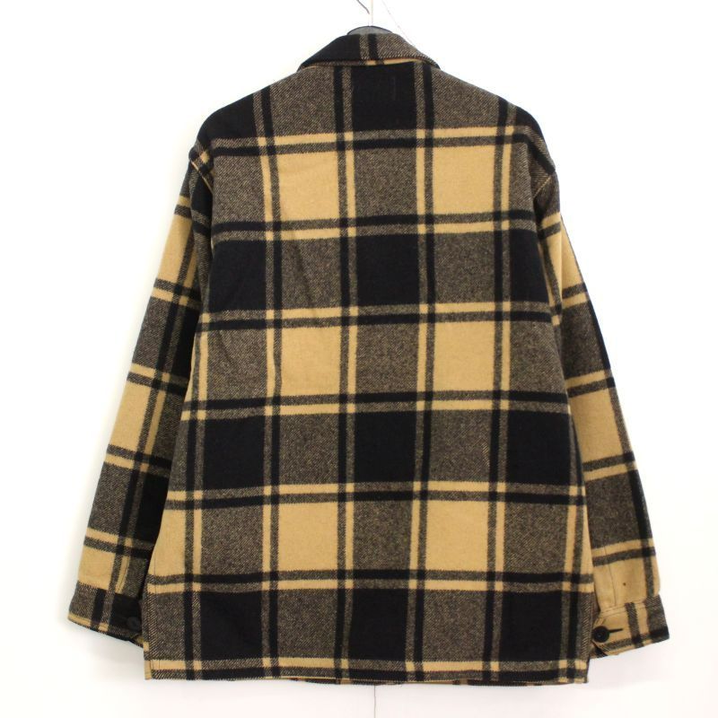 70s PENDLETON ボックス チェック ウール ジャケット USA製 PENDLETON - 70s USA製 ペンドルトン チェック ウール