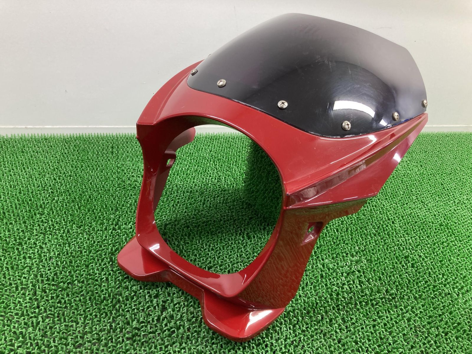 CrossDock製 ビキニカウル ワインM 社外 中古 バイク 部品 180φ