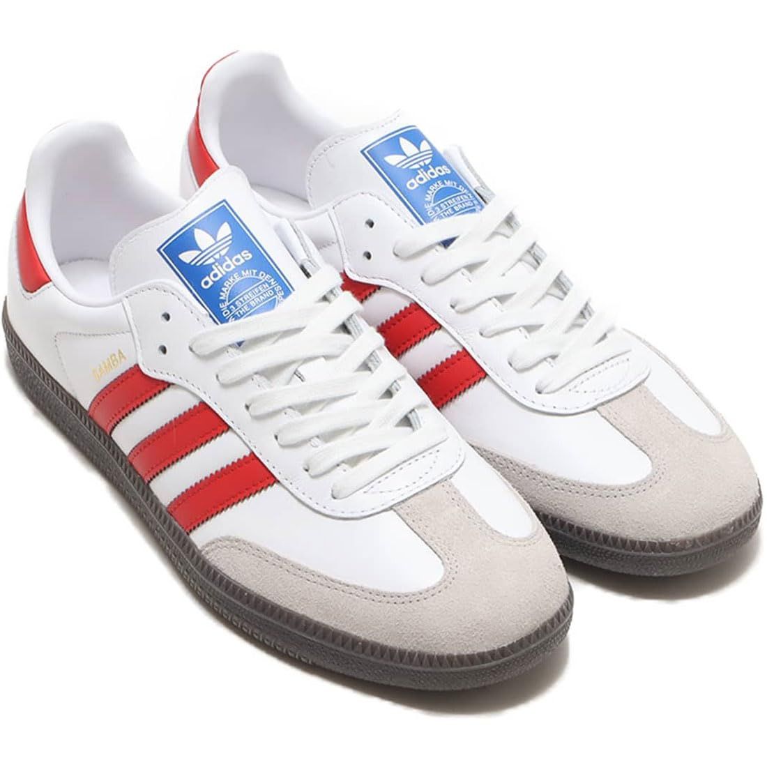 アディダス サンバ OG SAMBA OG フットウェアホワイト|ベタースカーレット|サプライヤーカラー IG1025 日本 正規品 24.5cm フットウェアホワイト|ベタースカーレット|サプライヤーカラー 24.5 cm