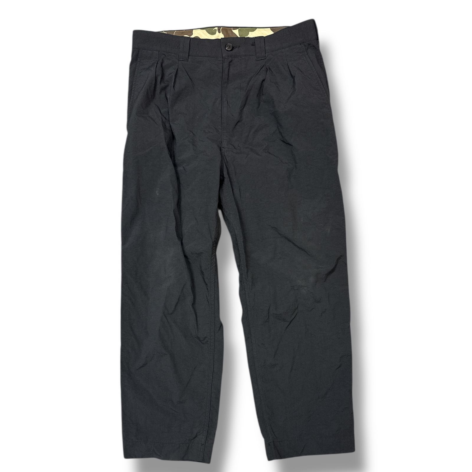 COMME des GARCONS HOMME 22SS 2タックナイロンオックスパンツ