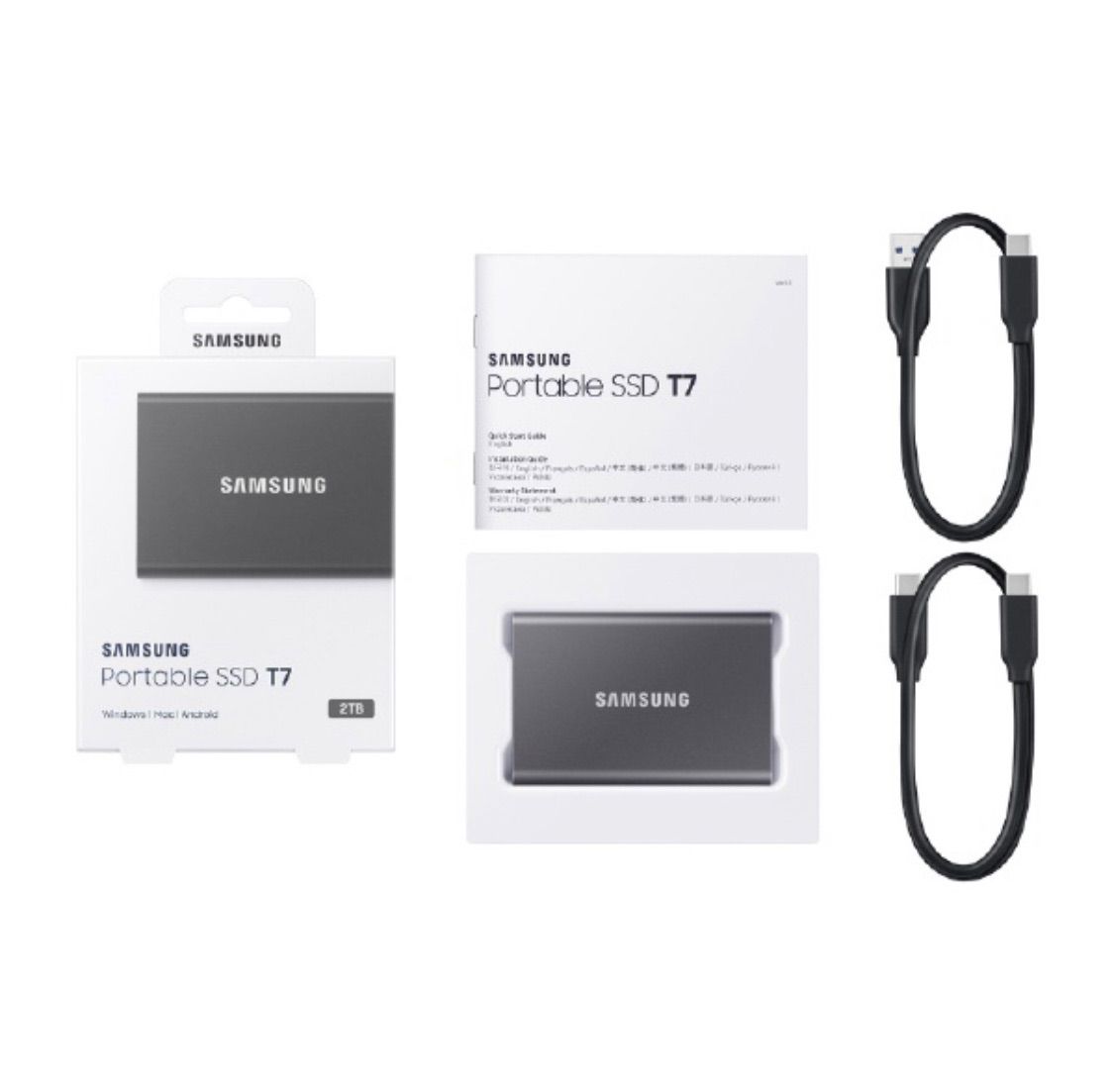 新品・正規品】サムスン SSD 2TB T7 SAMSUNG ポータブル - メルカリ